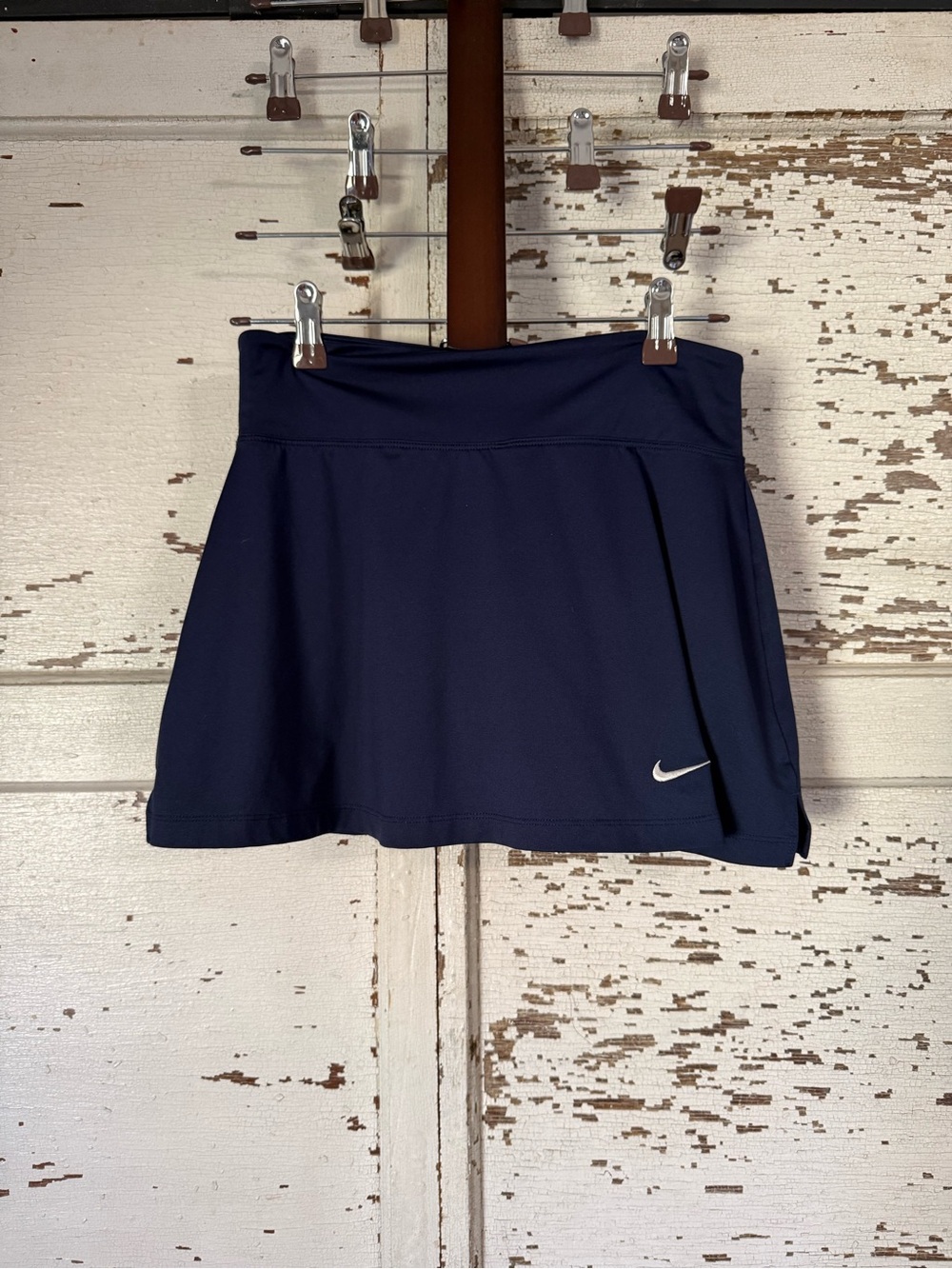 Nike Navy Blue Athletic Skort with White Swoosh size SMALL